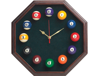 Octagon Clock                                                Pool Cue