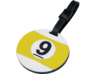 Bag tag - 9 Ball no player                                   Pool Cue