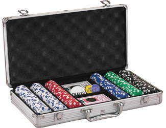 Dealer Pak 300 chips Pool Cue