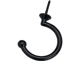 Black Facemount Hook                                         Pool Cue