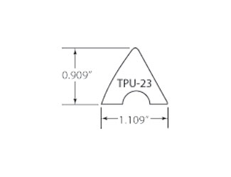 7ft Cushion U-23 Profile                                     Pool Cue