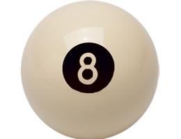 White 8 Ball                                                 