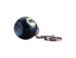 8-Ball Key Chain w/Scuff-1                                   