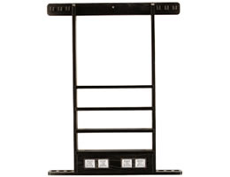 Wall Rack - 6 Cue w/ Score Counter 