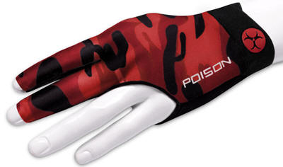 Poison Billiard Glove - Camo Red