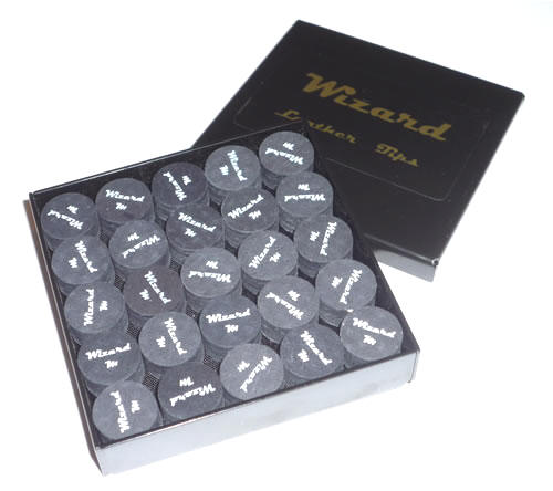 with FREE Shipping Wizard Medium Pool Cue Tips 14mm 5 Tips 