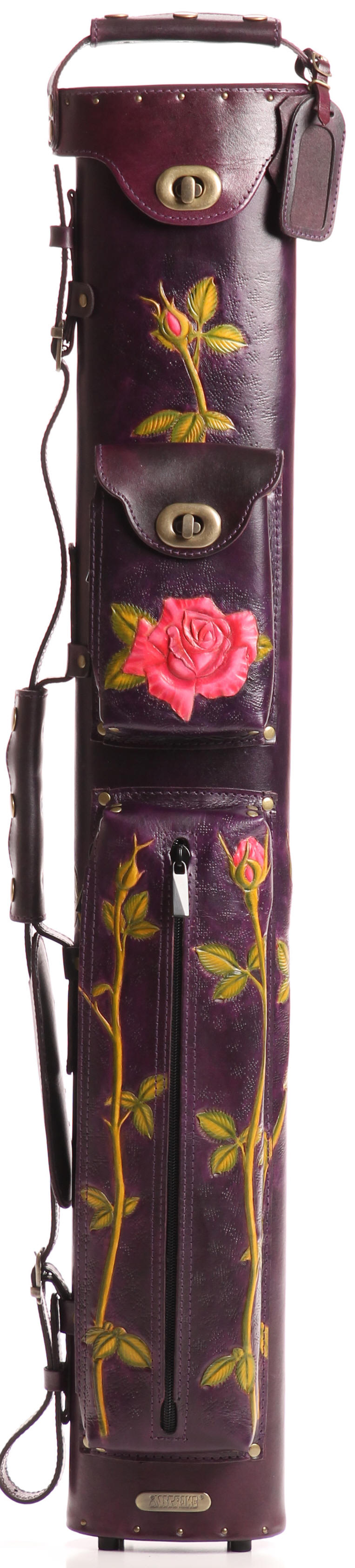 Instroke Red Rose Cue Case