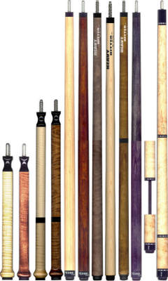 Jacoby Custom Pool Cue - Large Selection In Stock - Jacoby Edge Shafts