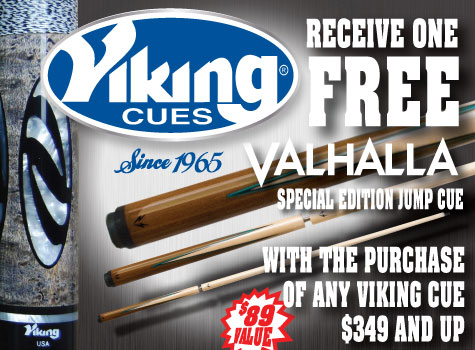 Valhalla Logo Joint Protectors by Viking 5//16 x 18 Pool Billiards