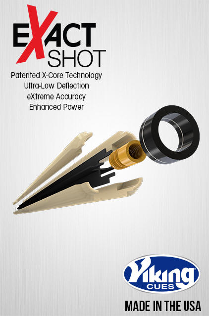 Viking eXactShot Pool Cue Shaft w/ Radial Pin Exact Shot FREE shipping 