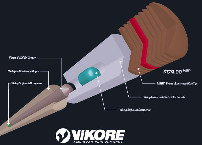 Viking Vikore American Performance Cue Shaft