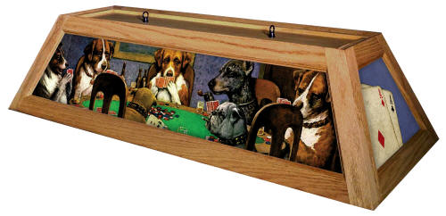 Poker Dogs Billiard Light