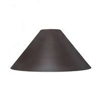 14" Dark Granite Cone Metal Shade