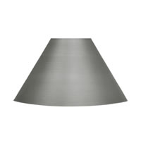 7" Brushed Nickel Cone Metal Shade