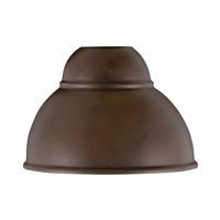 7" Bronze Double Bubble Metal Shade