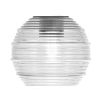 6" Clear Ribbed