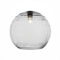 14" Clear Ribbed