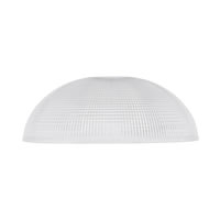 13" Clear Ribbed