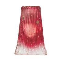 5" Square Raspberry Crystal