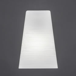 5" Square White Linen