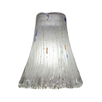 5.5" Fluted Frosted Crystal