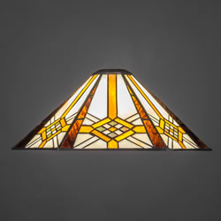 16" Hampton Tiffany Glass