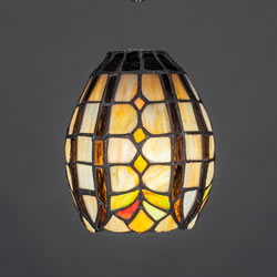5.5" Paradise Mini Tiffany Glass