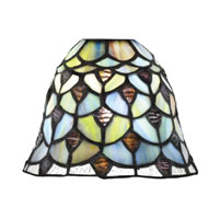 7" Crescent Art Glass