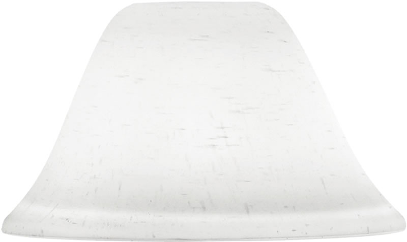 7" White Muslin
