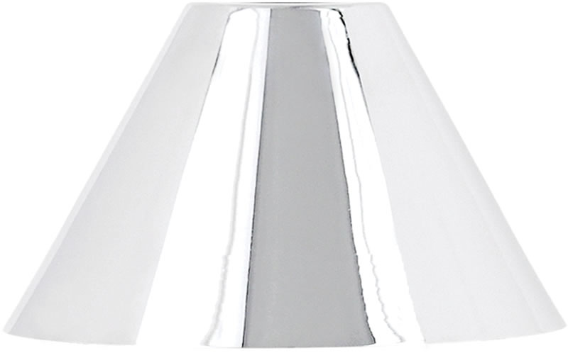7" Chrome Cone Metal Shade