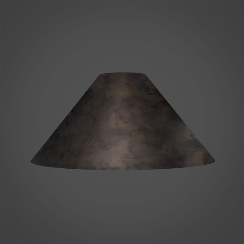 14" Bronze Cone Metal Shade