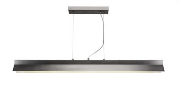 Ridgemont Integrated LED Bar In Graphite Finish, 90 CRI and 3000 Kelvins